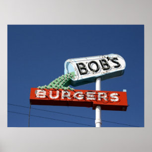 Poster Les hamburgers de Bob - Sunnyside Washington