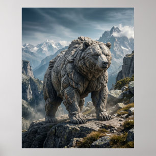 Poster Les hautes terres du mont Stone Bear