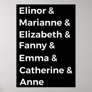 Poster Les Héroïnes de Jane Austen Ier