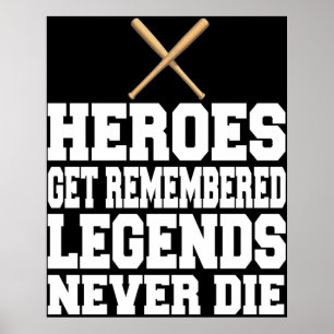 Poster Les héros se souviennent de légendes Ne meurent ja