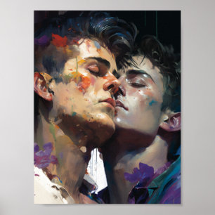 Poster Les hommes amoureux