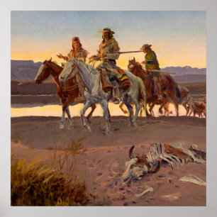Poster « Les hommes de Carson » par Charles Russell