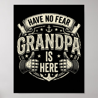 Poster Les hommes je n'ai pas peur grand-père est là