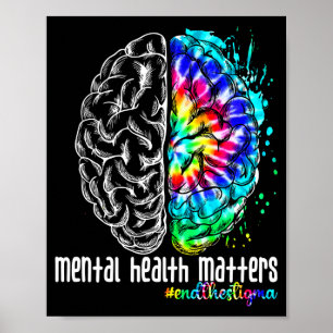 Poster Les hommes soutiennent la santé mentale pour mettr