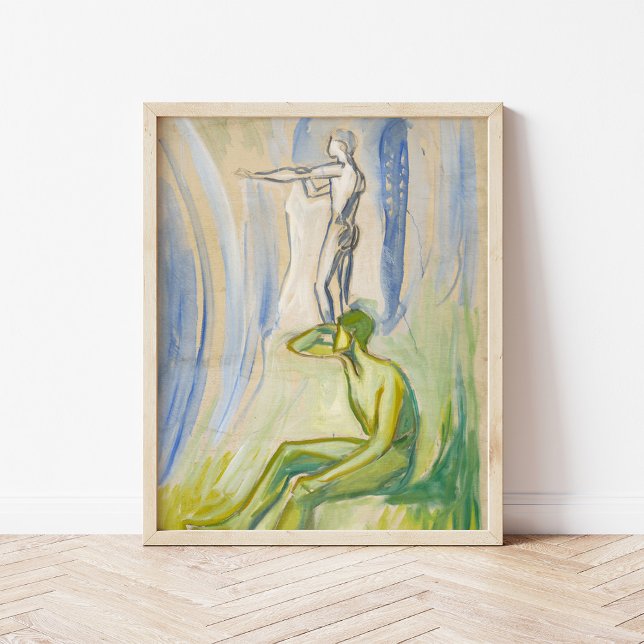 Poster Les hommes tournent vers le soleil | Edvard Munch (Créateur téléchargé)
