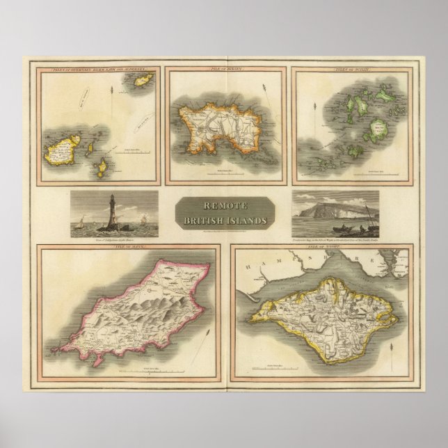 Poster Les îles britanniques éloignées (Devant)