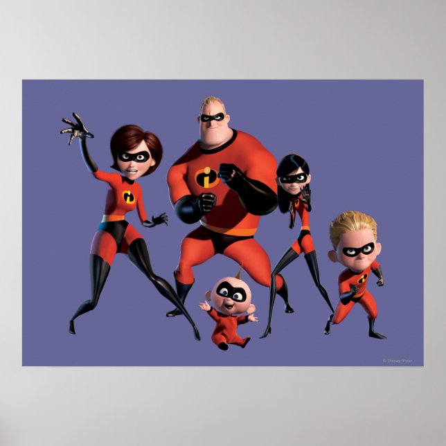 Poster Les Incroyables (Devant)