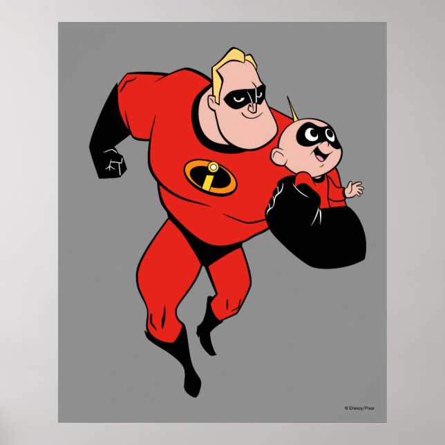 Poster Les Incroyables 2 | M. Incroyable et Jack-Jack 2 (Devant)