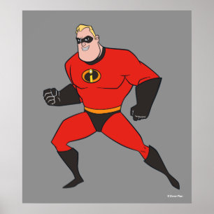Poster Les Incroyables 2   M. Incroyable - Travail de hér
