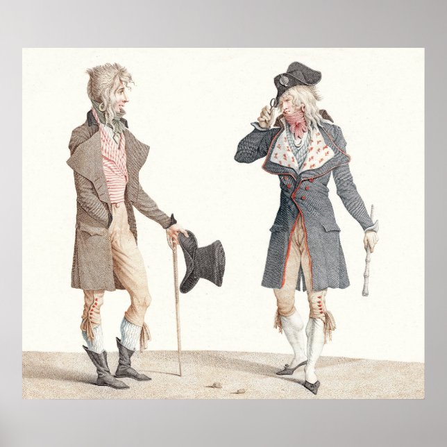 Poster Les Incroyables - Reproduction de Vernet Engraving (Devant)