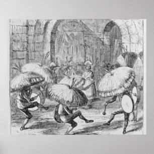 Poster Les Indiens célèbrent le Chuno ou la Pomme de terr