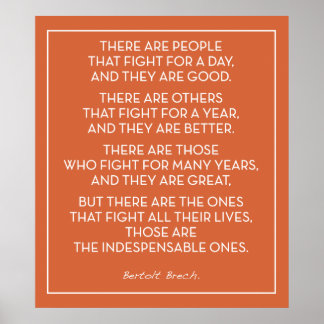 POSTER LES INDISPENSABLES