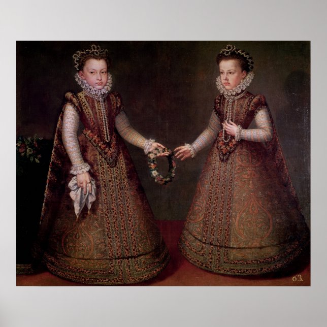 Poster Les Infantas Isabella Clara Eugenia (Devant)