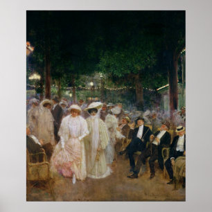 Poster Les jardins de Paris, ou les beautés du