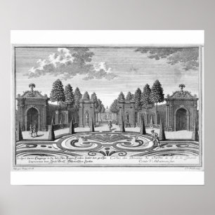 Poster Les jardins du comte Althan, Vienne, de 'Vorstel