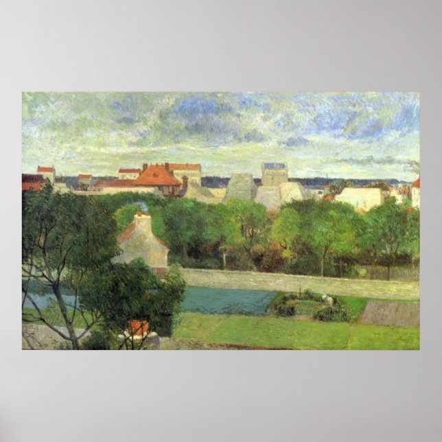 Poster Les jardins du marché de Vaugirard - 1879 (Devant)