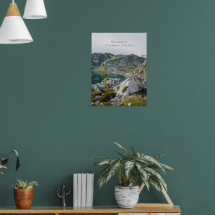 Poster Les lacs de Covadonga, Asturies, Espagne voyage