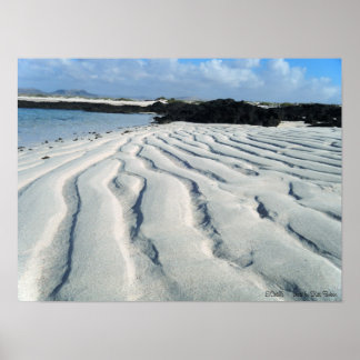 Poster Les lagunes extraordinaires d'El Cotillo, à l'étro