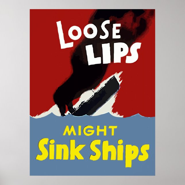 Poster Les Lèvres Perdues Peuvent Éclater Des Navires (Devant)