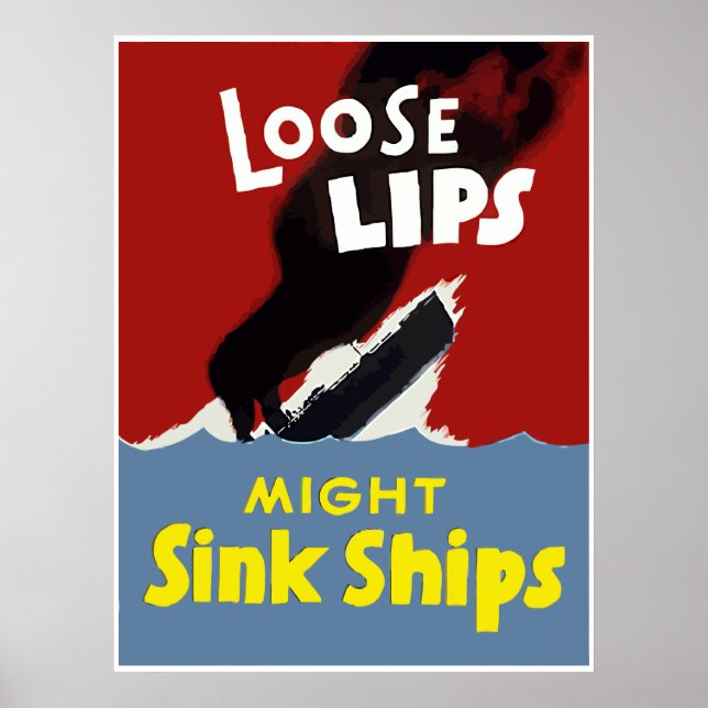 Poster Les Lèvres Perdues Peuvent Éclater Les Navires — F (Devant)