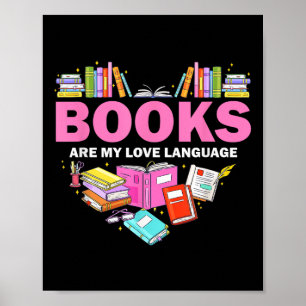 Poster Les Livres Sont Mon Amour Langue Lecture Louvain B