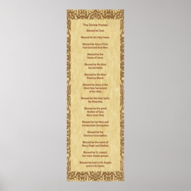 Poster Les louanges divines (Devant)