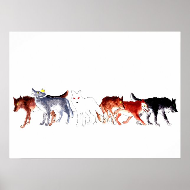 Poster Les loups de l'hiver (Devant)