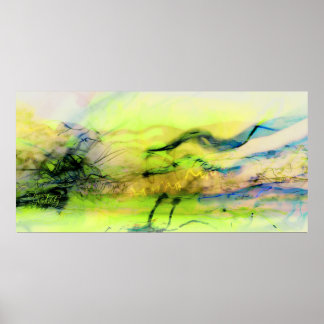 Poster Les lumières cosmos abstraites