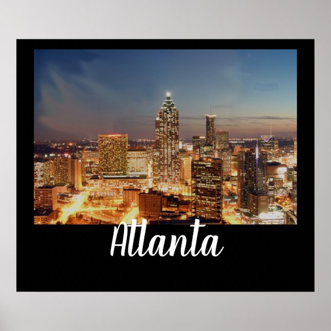 Poster Les lumières d'Atlanta (Devant)