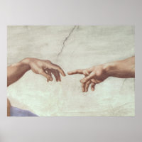 Les mains de Dieu et Adam