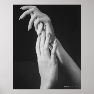 Poster Les mains de la femme