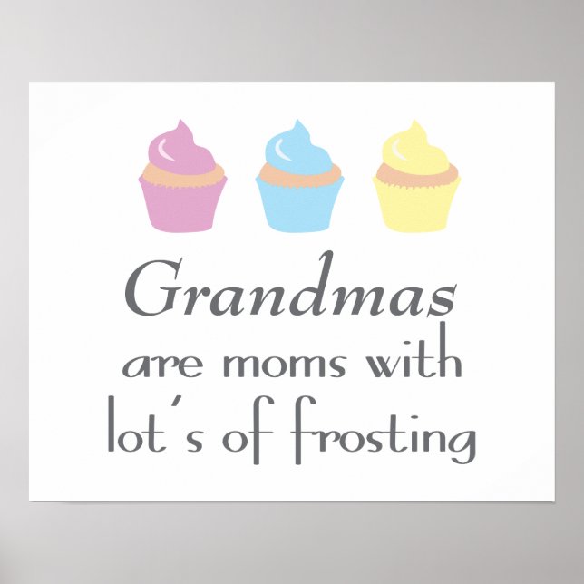 Poster Les mamans sont des mamans avec beaucoup de givrag (Devant)