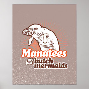 Poster LES MANATEES NE SONT QUE DES MERMAIDS BUTCH -.png