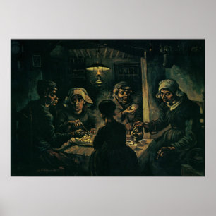 Poster Les mangeurs de pommes de terre