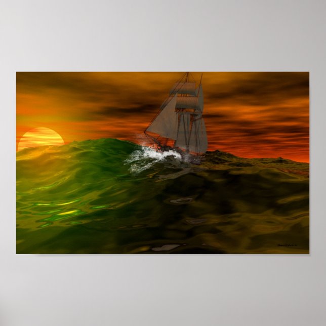 Poster Les marins (Devant)