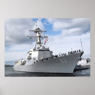 Poster Les marins équipent les rails