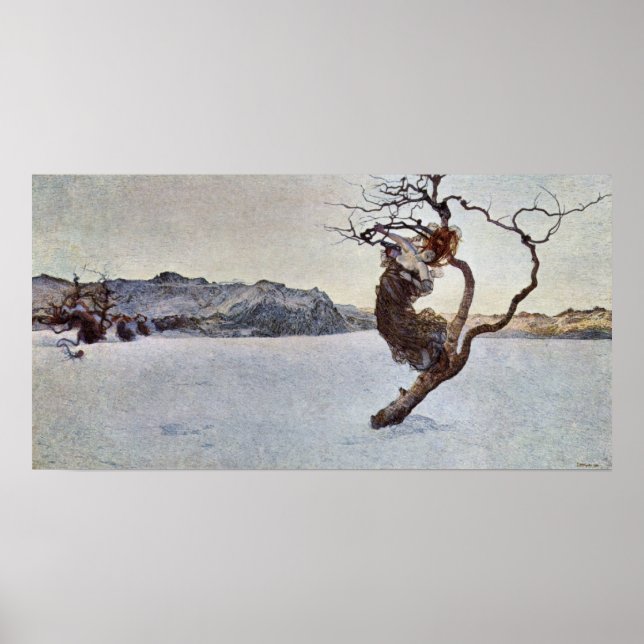 Poster Les mauvaises mères de Giovanni Segantini (Devant)