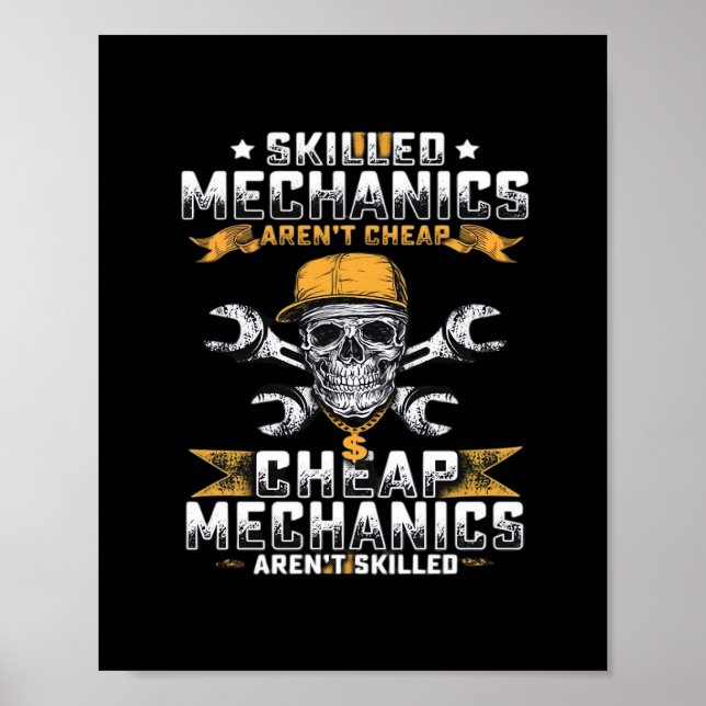 Poster Les mécaniciens qualifiés ne sont pas essentiels p (Devant)