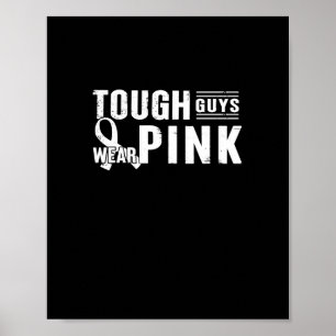 Poster les mecs durs-usure-rose-cancer du sein-sensibilis