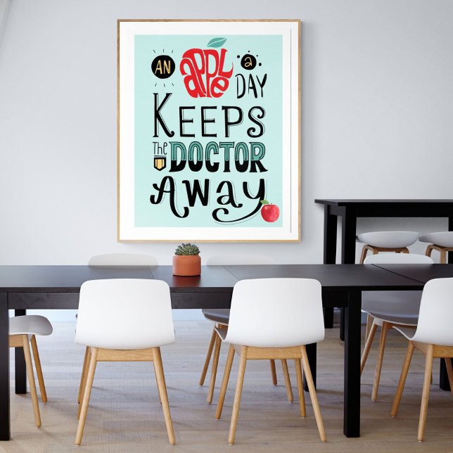 Poster Les médecins inspirants citent la motivation santé (Doctor)