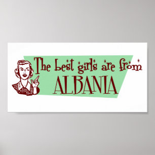Poster Les meilleures filles viennent d'Albanie