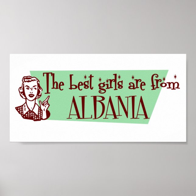 Poster Les meilleures filles viennent d'Albanie (Devant)