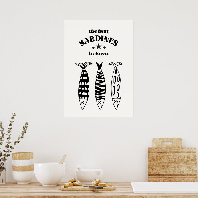 Poster Les meilleures sardines de la ville (Cuisine)