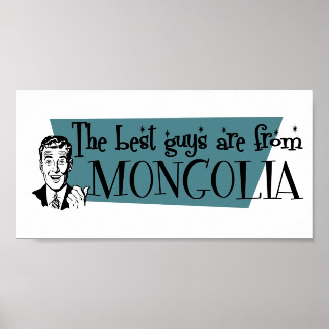 Poster Les meilleurs garçons sont de Mongolie (Devant)