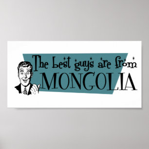 Poster Les meilleurs garçons viennent de Mongolie