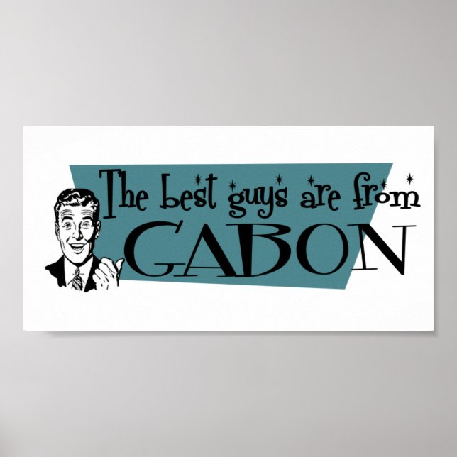 Poster Les meilleurs gars sont du Gabon (Devant)