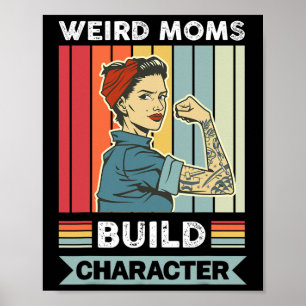 Poster Les mères étranges construisent un personnage Mama