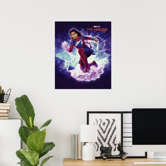 Poster Les merveilles Mme Marvel Star Graphic (Bureau à domicile)