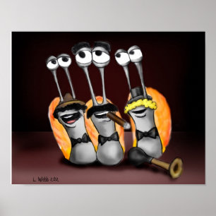 Poster Les mollusques de Marx