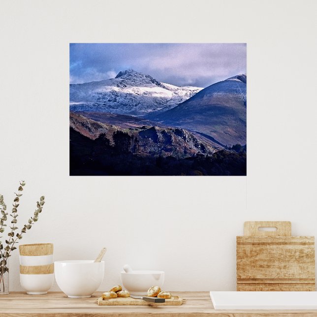 POSTER LES MONTAGNES (Cuisine)